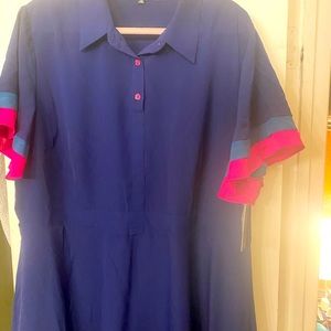 Spring Fling NWT Blue Eloquii Dress